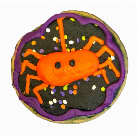 Halloween Decorated Cookie-Spider